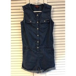 7 For All Mankind Size M Denim Romper
